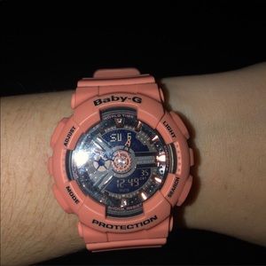 Coral Baby G Shock